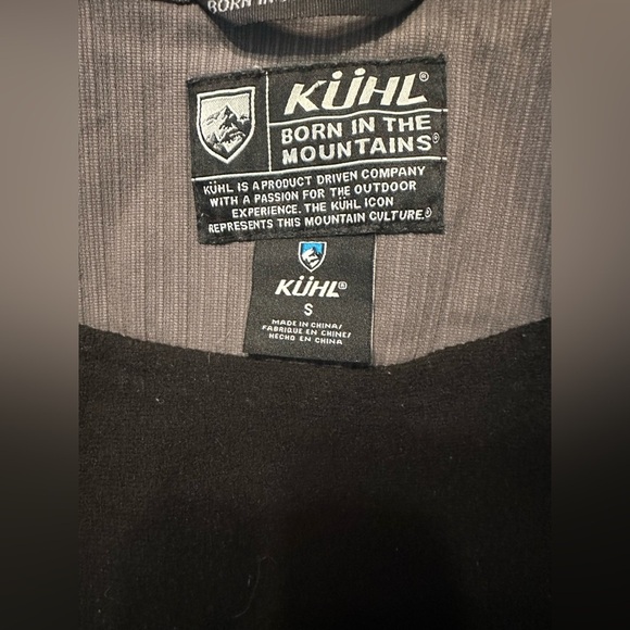 Kuhl Vintage Patina Dyed Zip Up Work Outdoors Canvas Jacket Mens Size S Gray - Picture 14 of 14